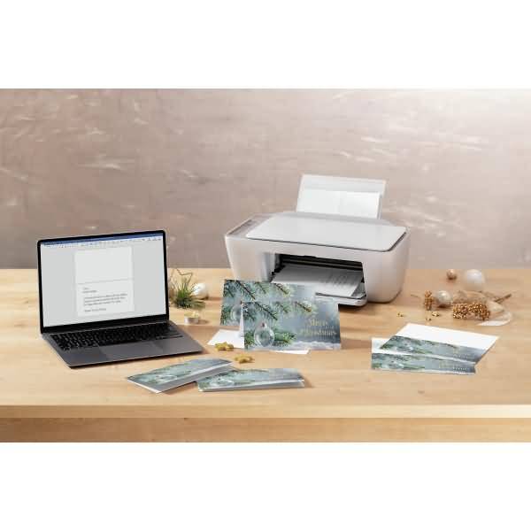 Weihnachtskarte DL 250g 25+25 Stück Snowy Idyll