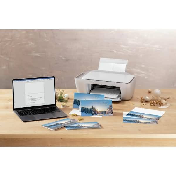 Weihnachtskarte DL 250g 25+25 Stück Winter Wonderland