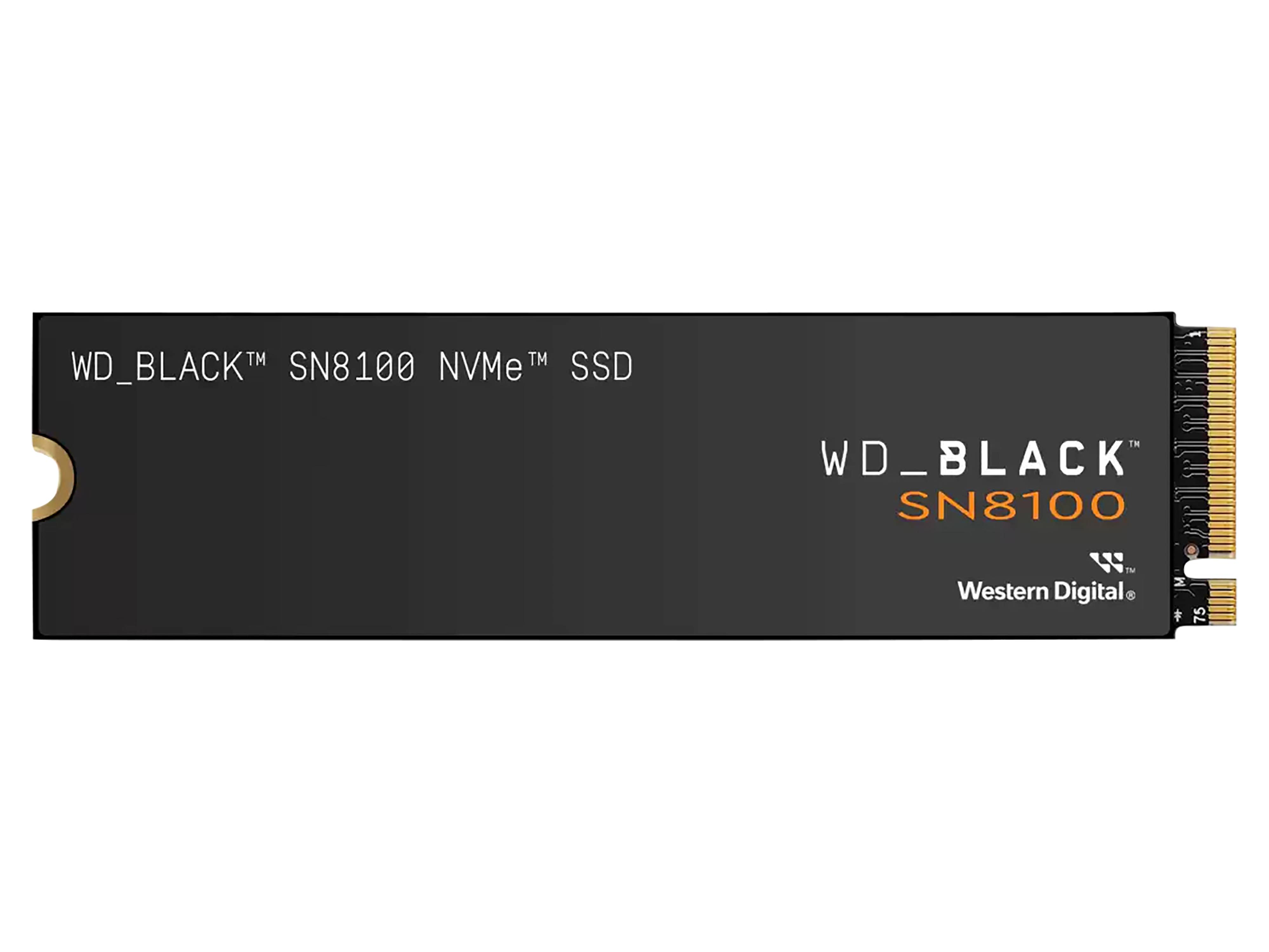 WD_BLACK SN8100 WDS100T1X0M-00CMT0 - SSD - verschlüsselt - 1 TB - intern - M.2 2280 - PCI Express 5.0 x4 (NVMe)