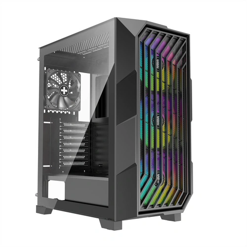 XILENCE Xilent Breeze II ATX PC Case black, X812.ARGB Gaming ATX PC Case schwarz XILENCE Xilent Breeze II ATX PC Case black, X812.ARGB Gaming ATX PC Case schwarz