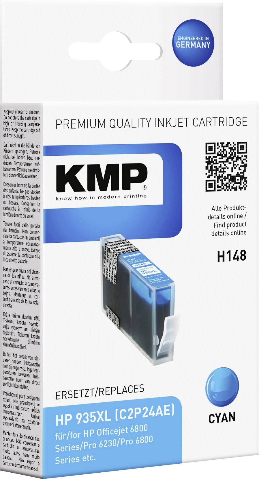 KMP Patrone HP C2P24AE NR.935XL 900 S. H148 kompatibel Multimedia-Technik Patronen HP