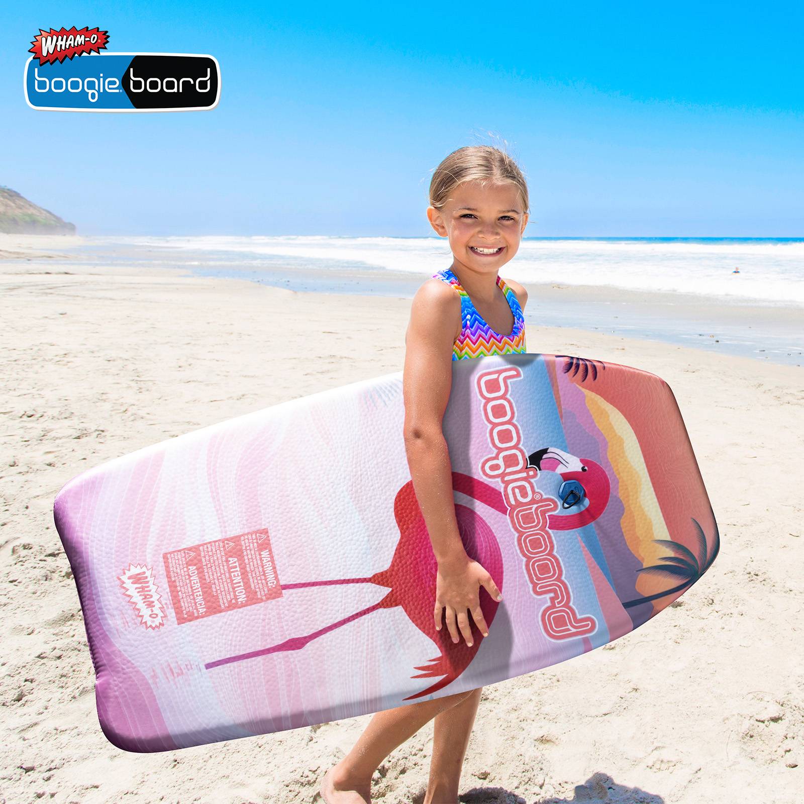 Wham-O 2er-Pack 83.8cm Boogie Board für Kinder 8+ – Flamingo