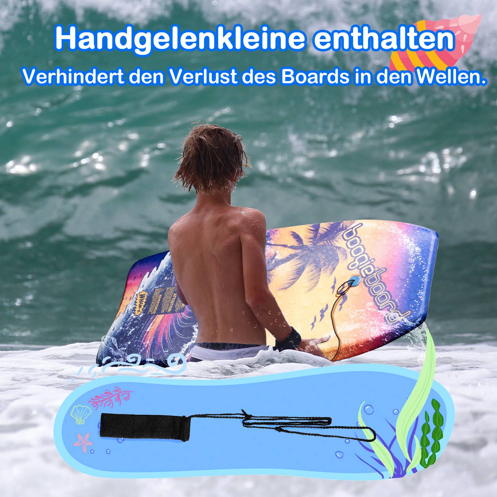 Wham-O 2er-Pack 93.98cm Boogie Board für Kinder 8+ – Beach
