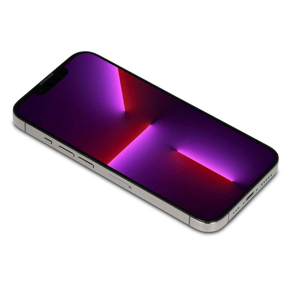 Apple iPhone 13 Pro (Refurbished) Smartphone (P/N: MLV93ZD/A, 128GB, Graphit, Face ID, 5G, 12 MP, Edelstahl)