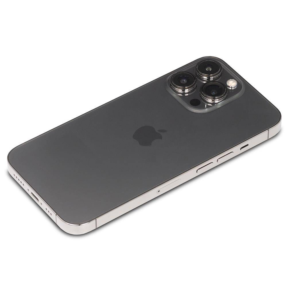 Apple iPhone 13 Pro (Refurbished) Smartphone (P/N: MLV93ZD/A, 128GB, Graphit, Face ID, 5G, 12 MP, Edelstahl)