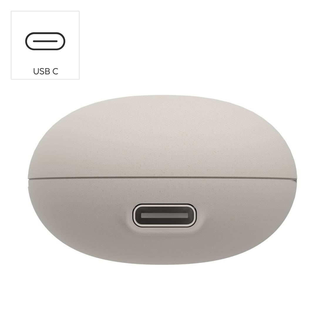 HAMA Kabellose Kopfhörer, Spirit Calm TWS, In-Ear, Schlafkopfhörer, Weiß/Grau