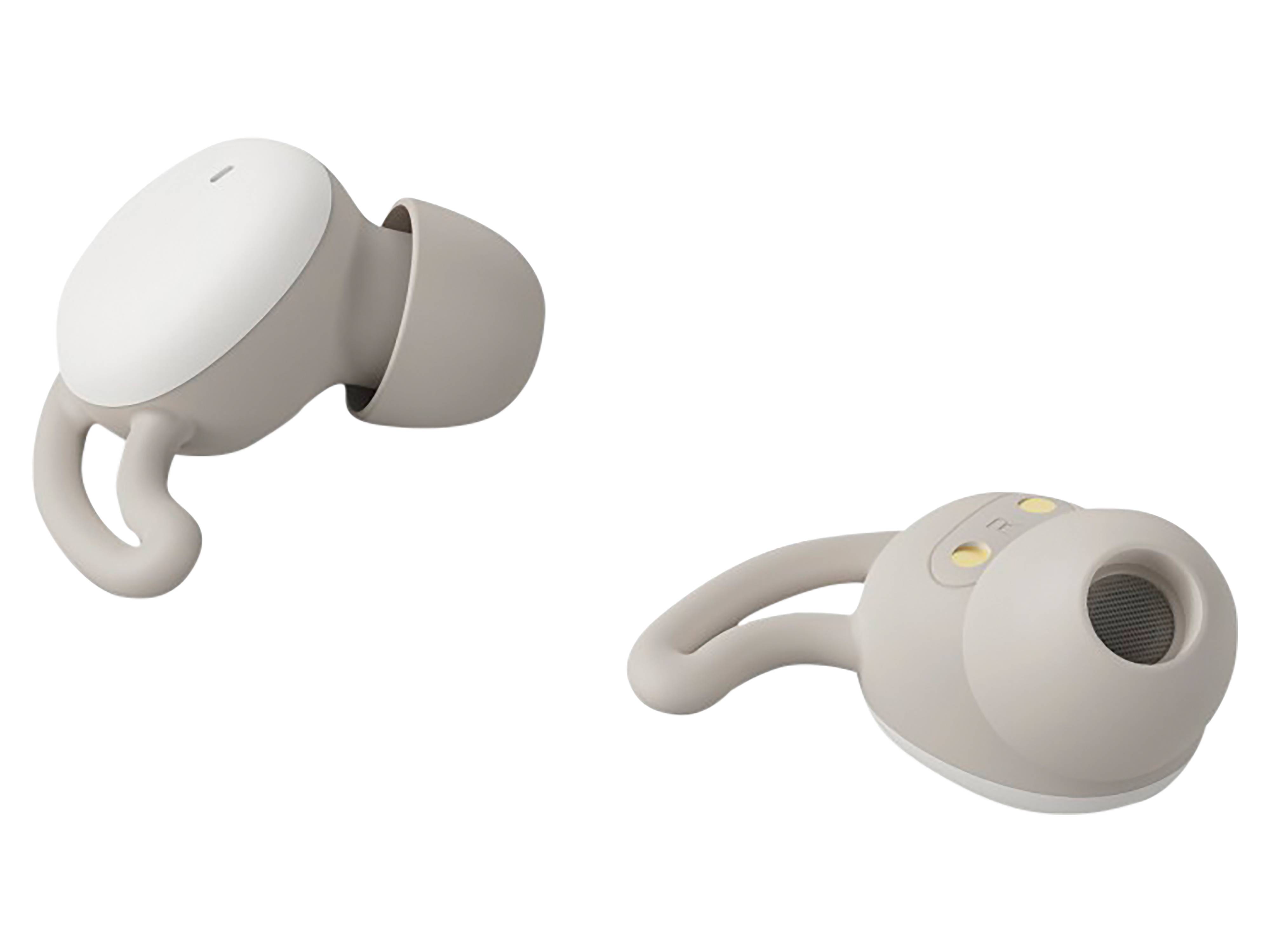 HAMA Kabellose Kopfhörer, Spirit Calm TWS, In-Ear, Schlafkopfhörer, Weiß/Grau