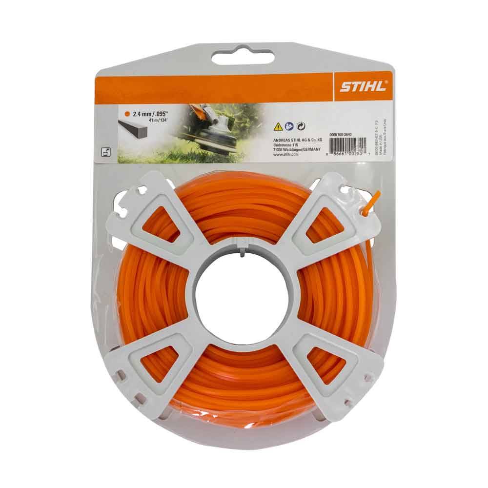 Stihl 9302640 Mähfaden quadratisch Rolle 2,4 mm 43 m, 2.4mm / 43m