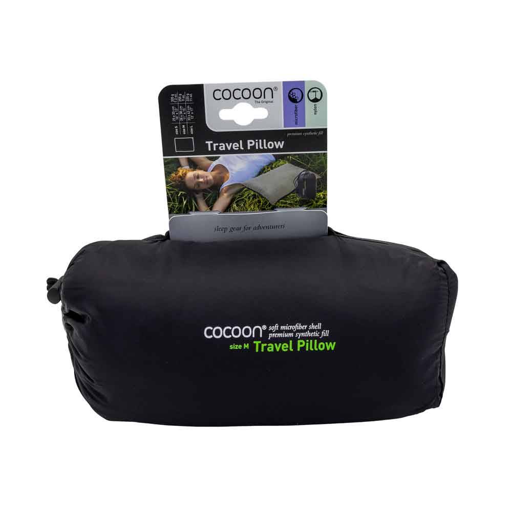 Cocoon Travel Pillow, synthetische Füllung, Nylon/Mikrofaserhülle, 29x38 cm, cha