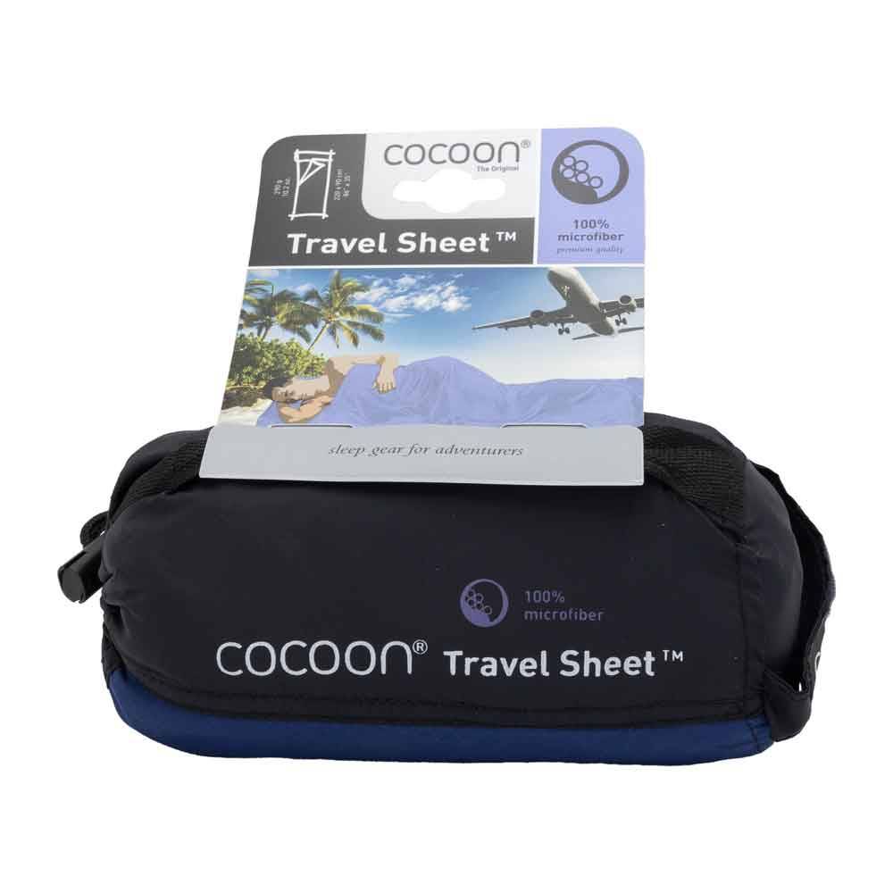 Cocoon Leicht-Reiseschlafsack,Rechteck,220 x 90cm,100 %Mikrofaser, twilight blue