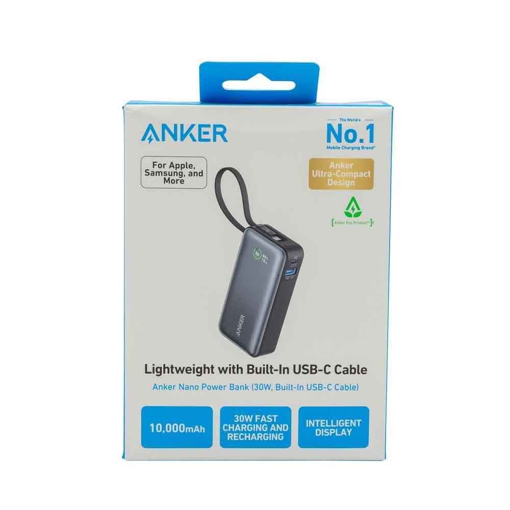 Anker 545 Nano Power Bank 10000mAh, PD 30W, Black