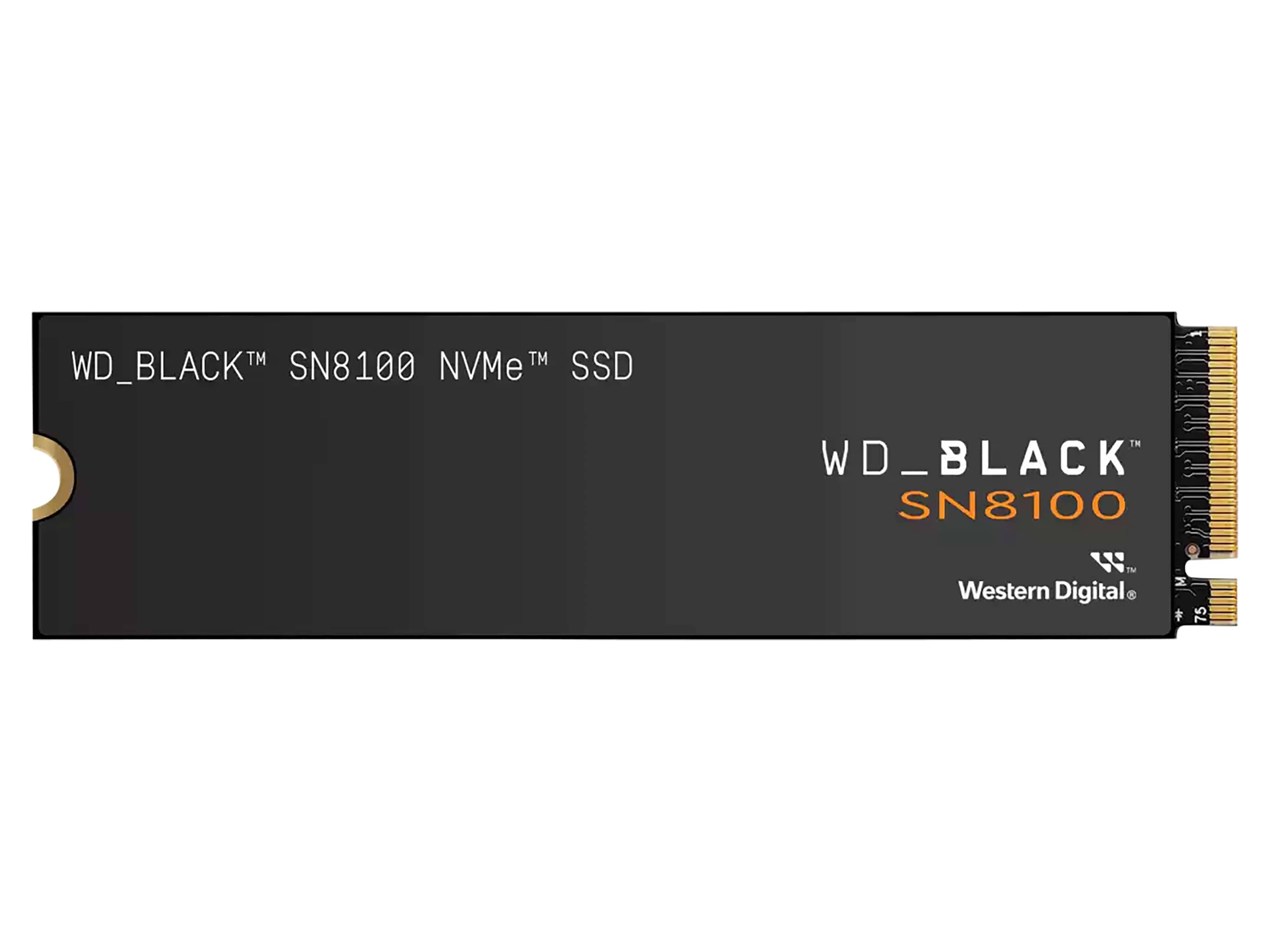 WD_BLACK SN8100 WDS200T1X0M-00CMT0 - SSD - verschlüsselt - 2 TB - intern - M.2 2280 - PCI Express 5.0 x4 (NVMe)