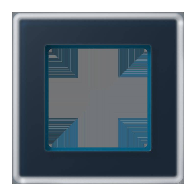 Jung Glasrahmen 1fach AV 581 GLM NB