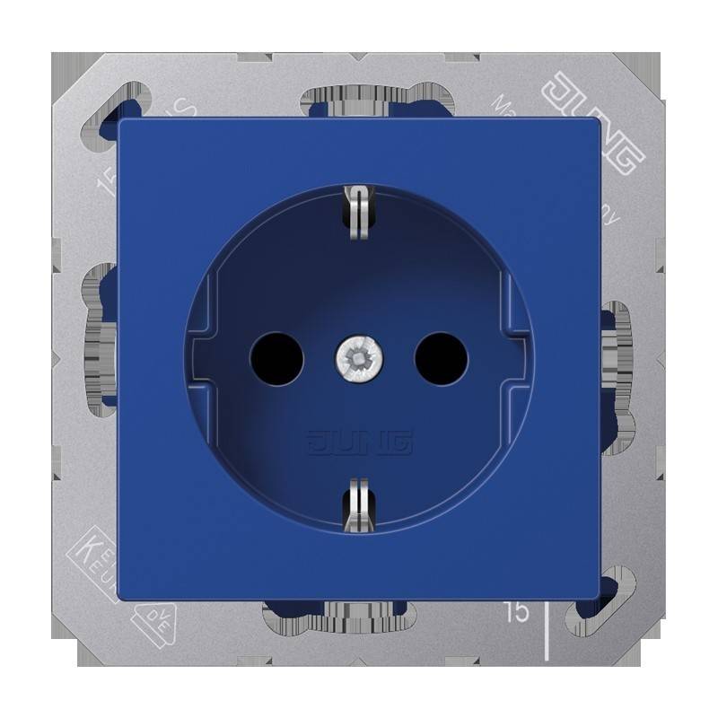 Jung SCHUKO-Steckdose, 16 A 250 A 1521 BF BL