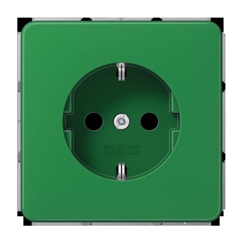 Jung SCHUKO-Steckdose, 16 A 250 CD 1521 BF GN