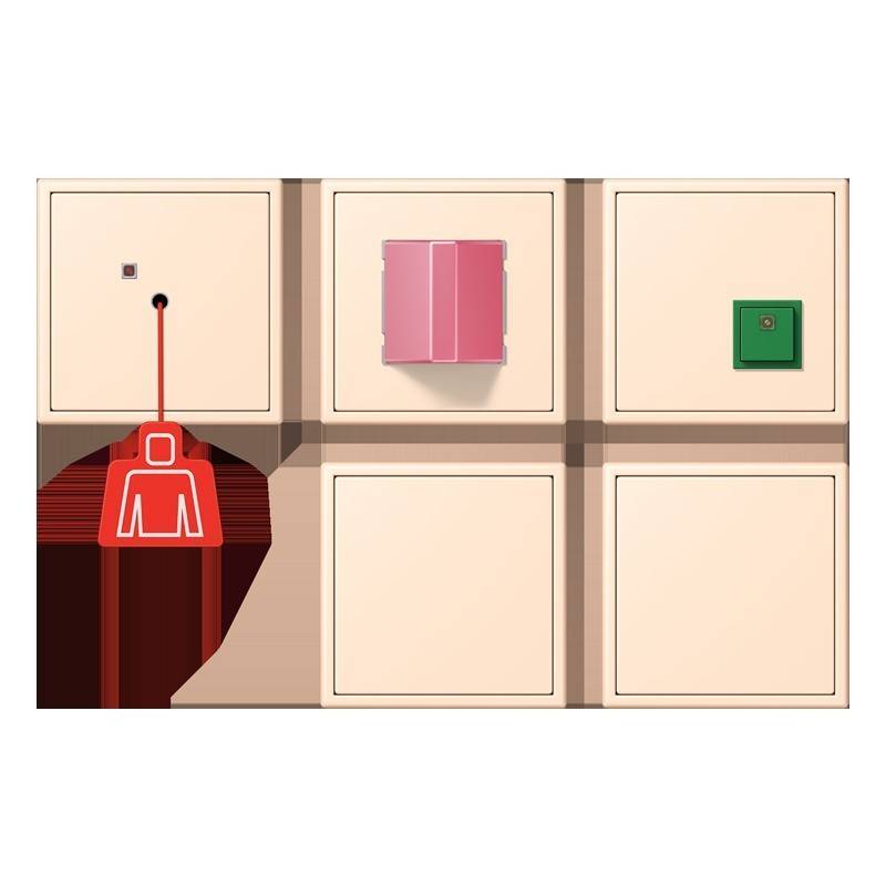 Jung Notrufset mit USV NRS LC 0834-2 238