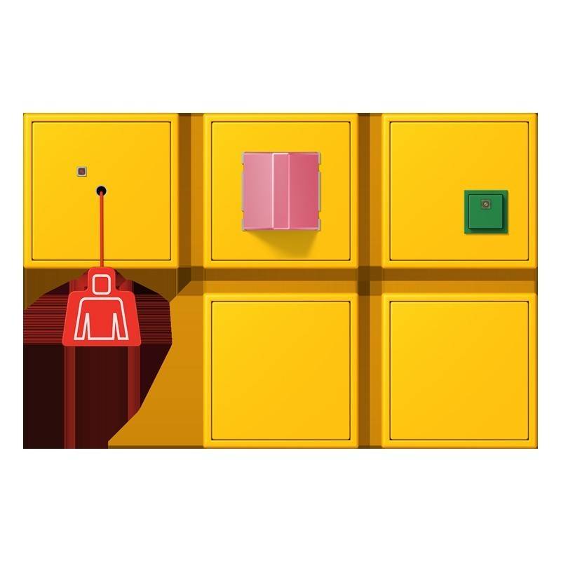 Jung Notrufset mit USV NRS LC 0834-2 263