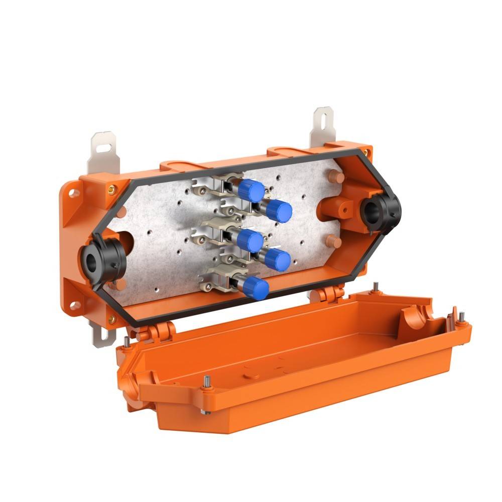 Spelsberg Verbindungskasten, orange WKE Rapid-Box 35² E