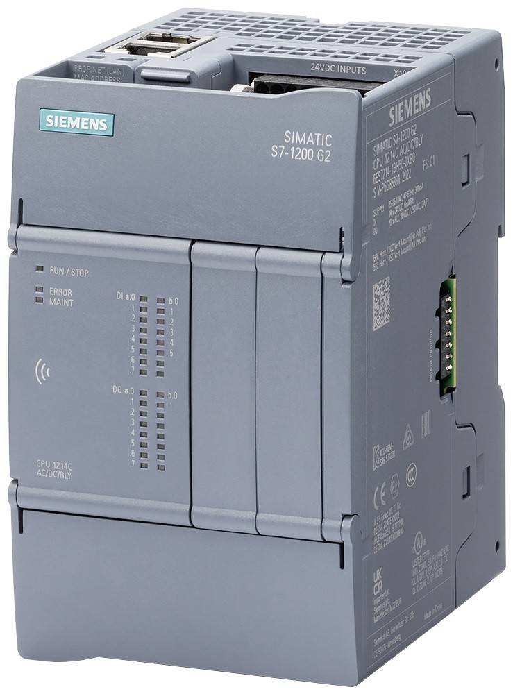 Siemens Dig.Industr. CPU 1214C, AC/DC/RLY, 6ES7214-1BH50-0XB0