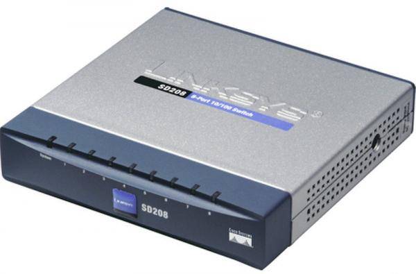 Linksys SD208T-EU Netzwerk Switch