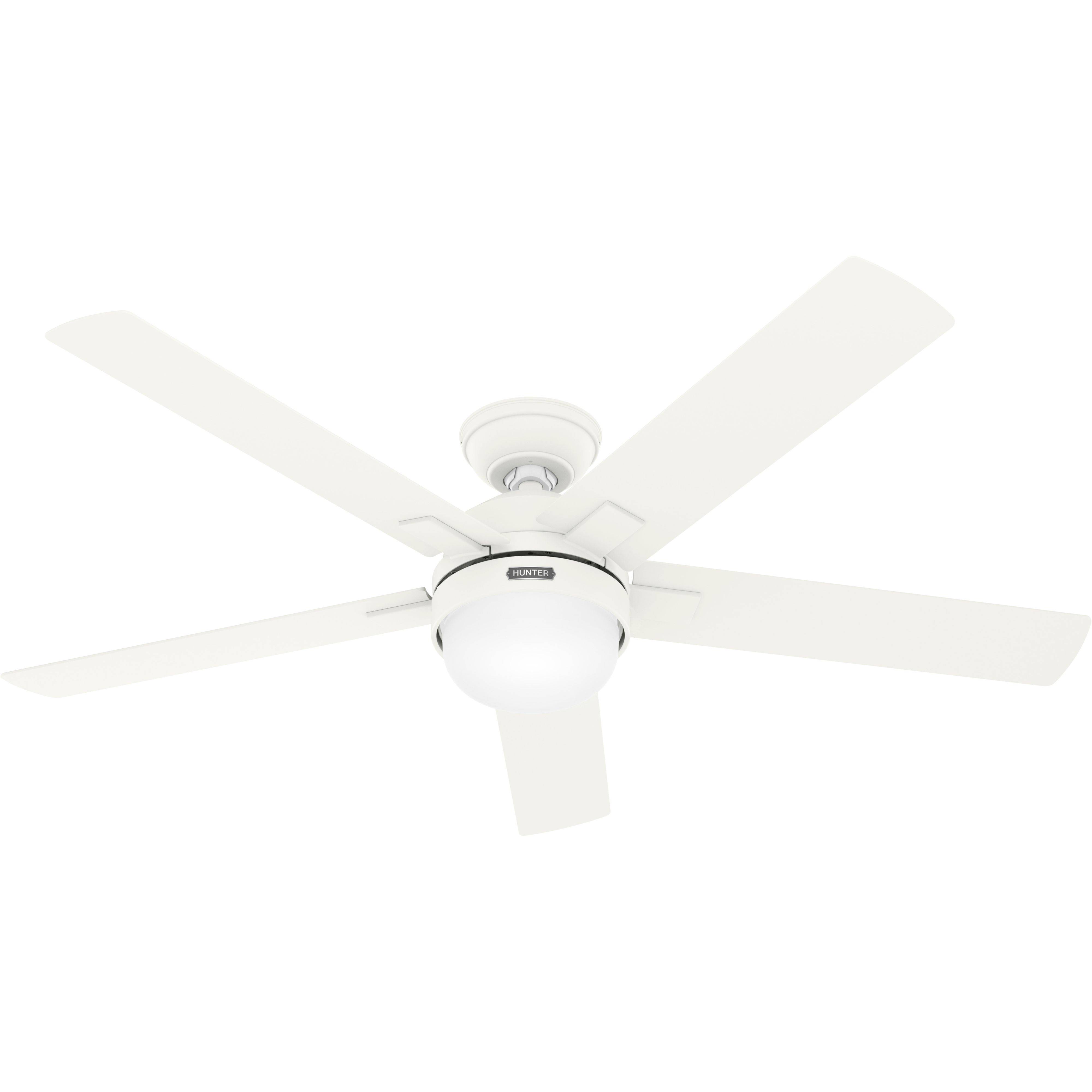 Deckenventilator Zeal Weiß mit Licht & Fernbedienung