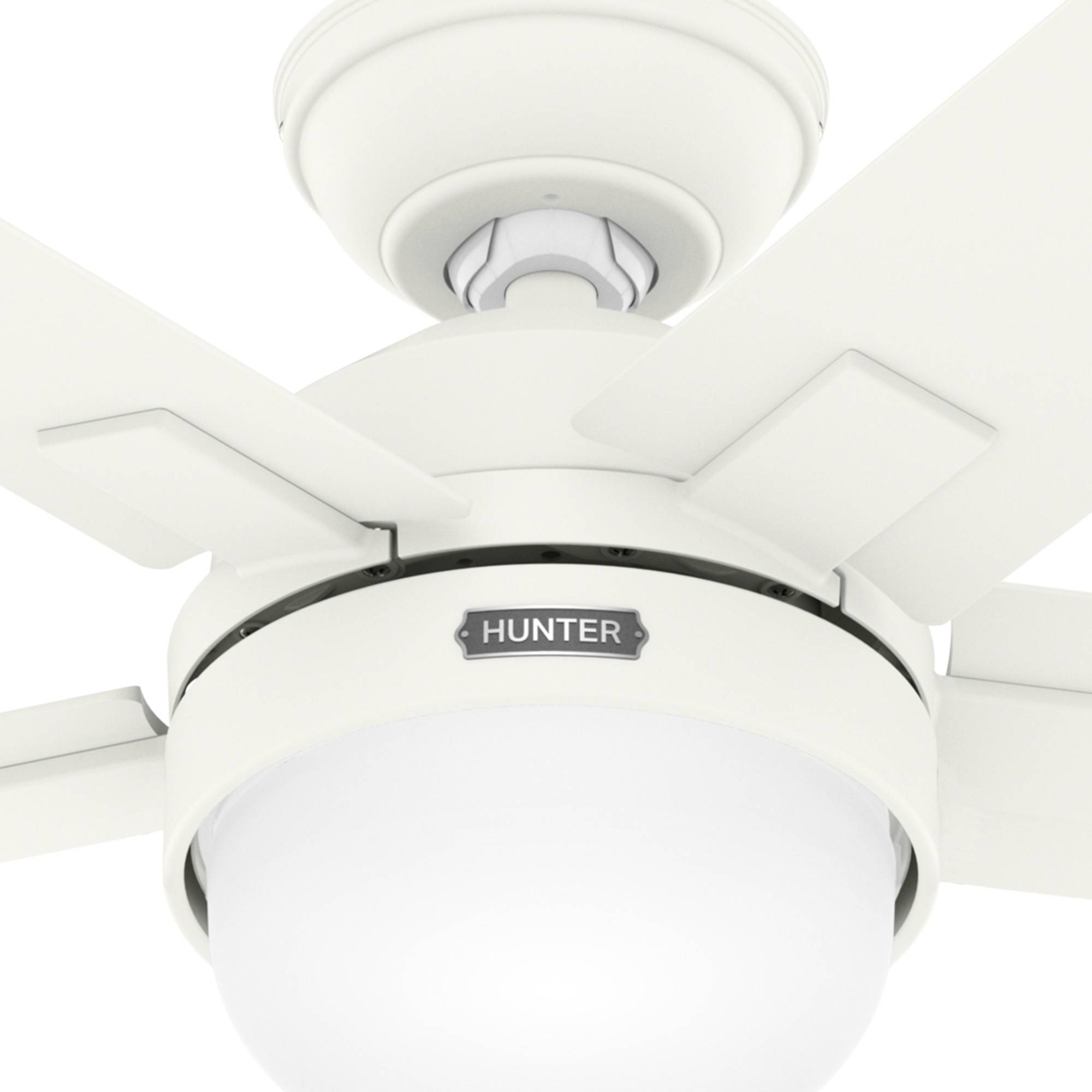 Deckenventilator Zeal Weiß mit Licht & Fernbedienung
