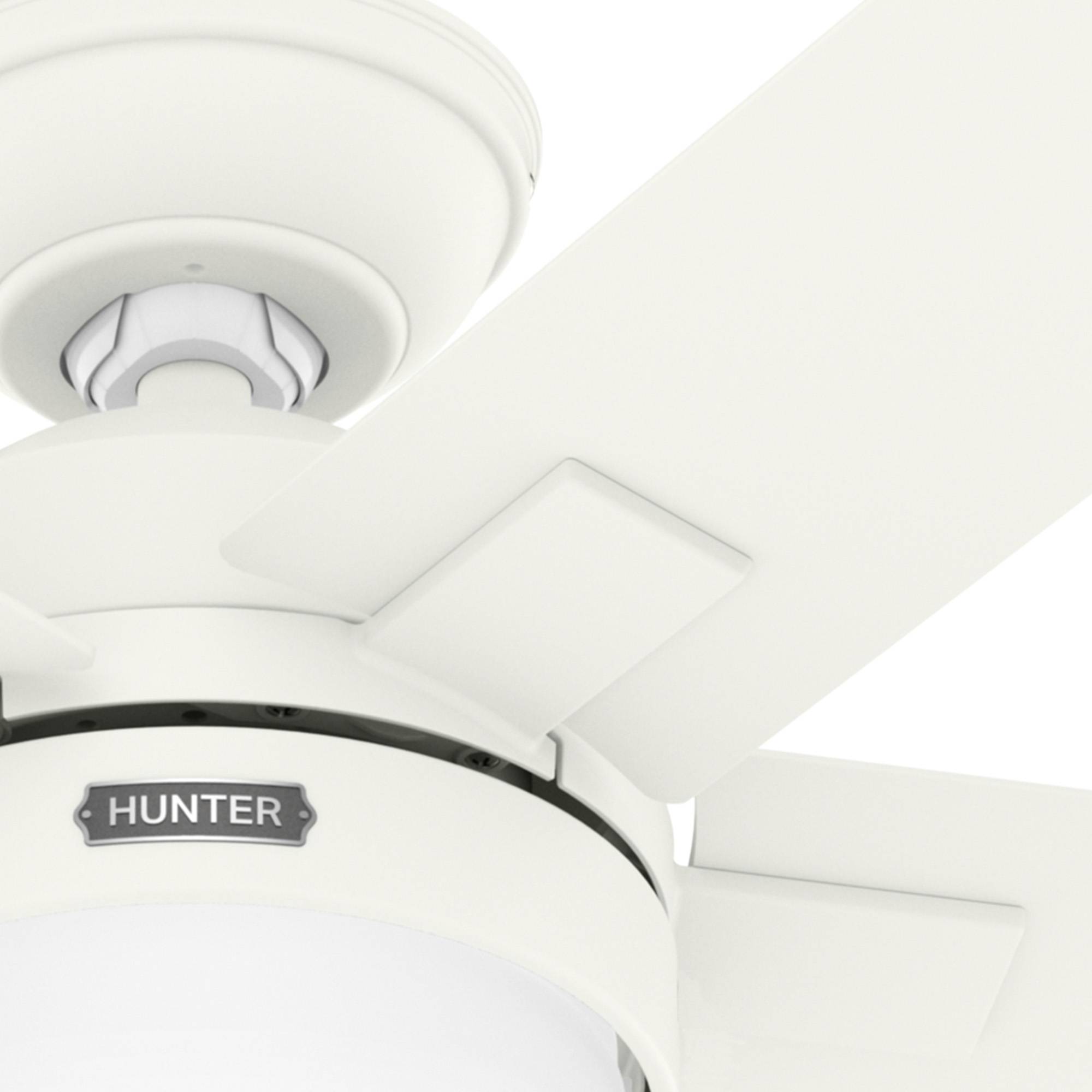 Deckenventilator Zeal Weiß mit Licht & Fernbedienung