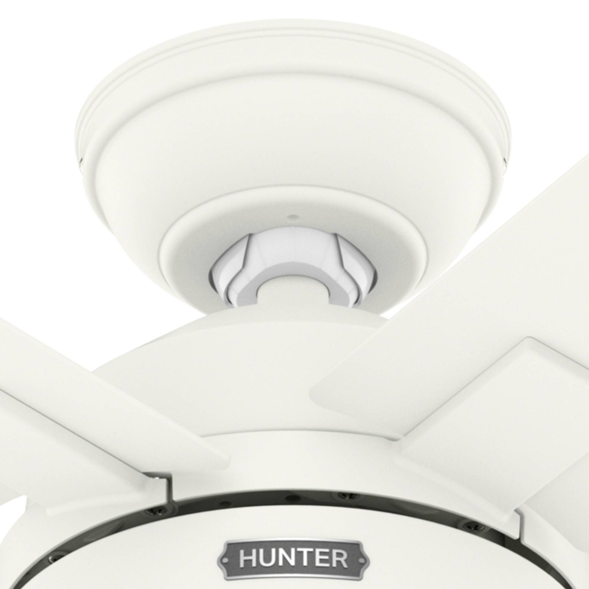 Deckenventilator Zeal Weiß mit Licht & Fernbedienung
