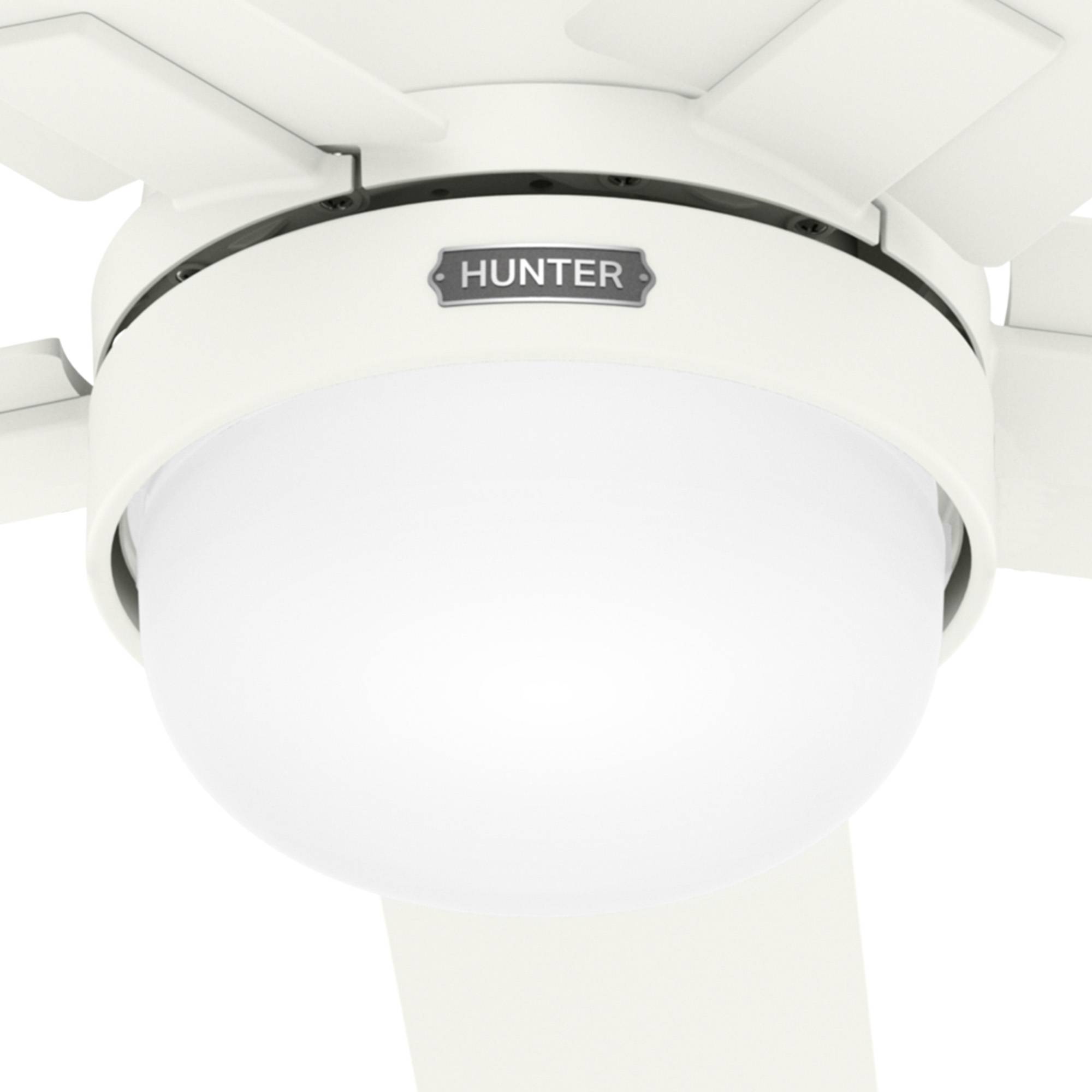 Deckenventilator Zeal Weiß mit Licht & Fernbedienung