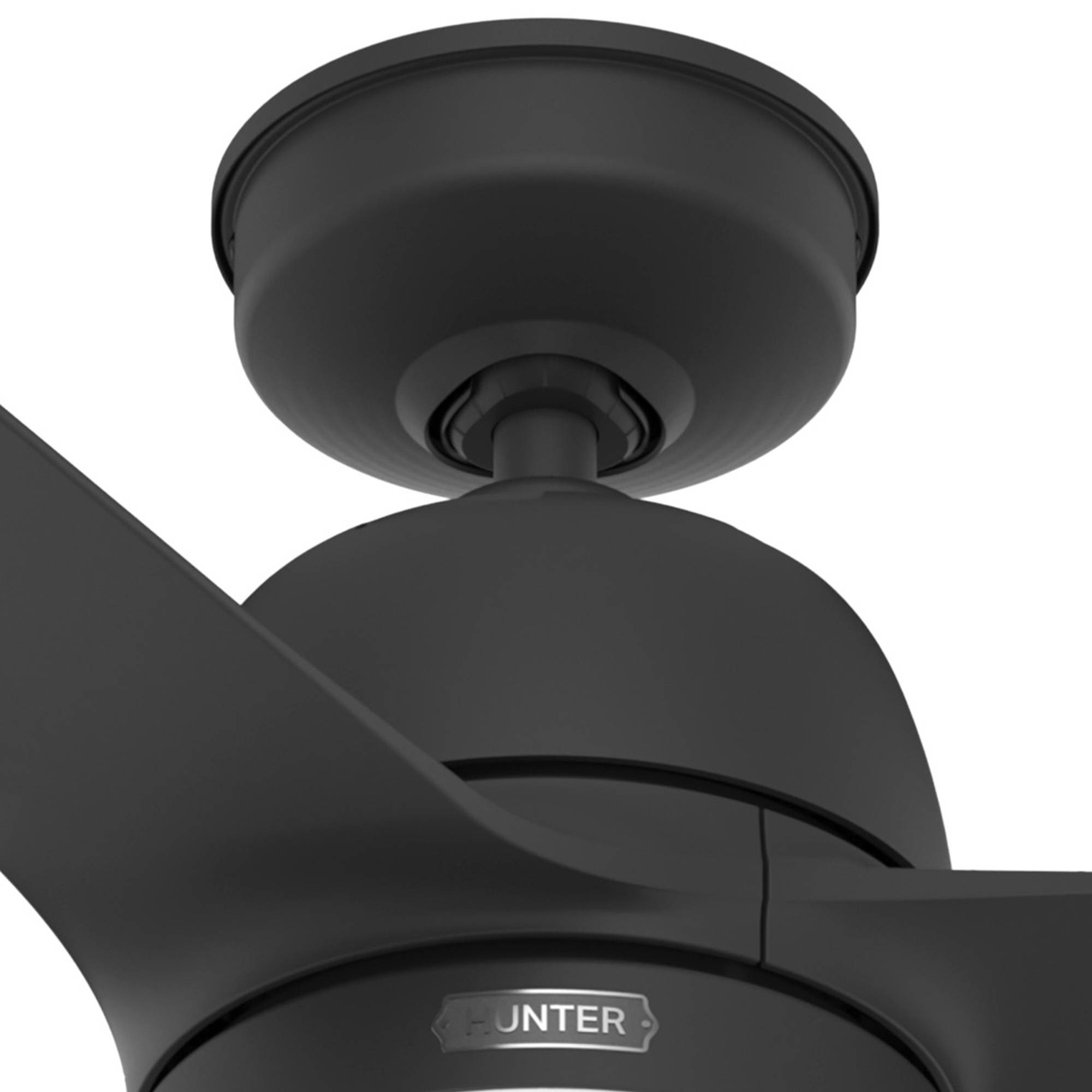 Outdoor Deckenventilator Seawave Schwarz mit Licht