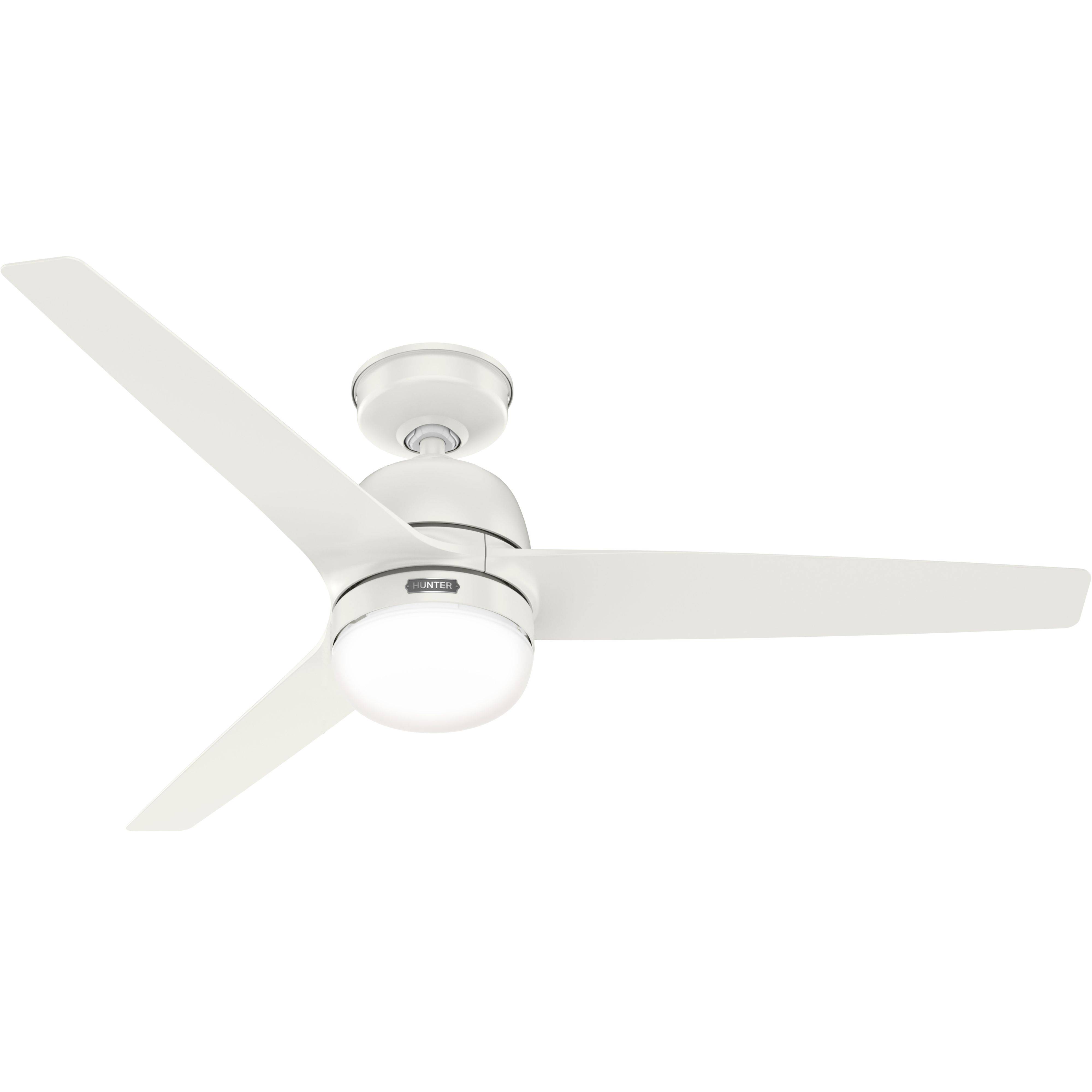 Outdoor Deckenventilator Seawave Weiß mit Licht