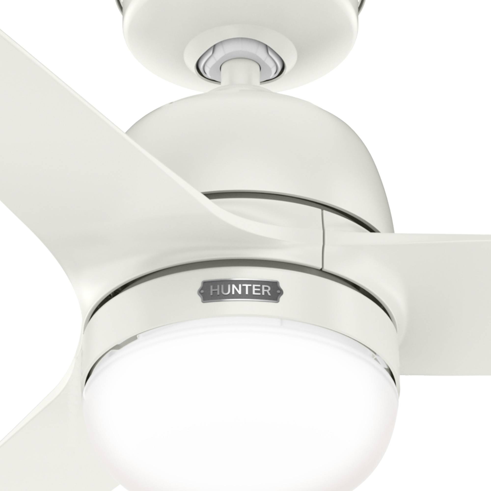 Outdoor Deckenventilator Seawave Weiß mit Licht