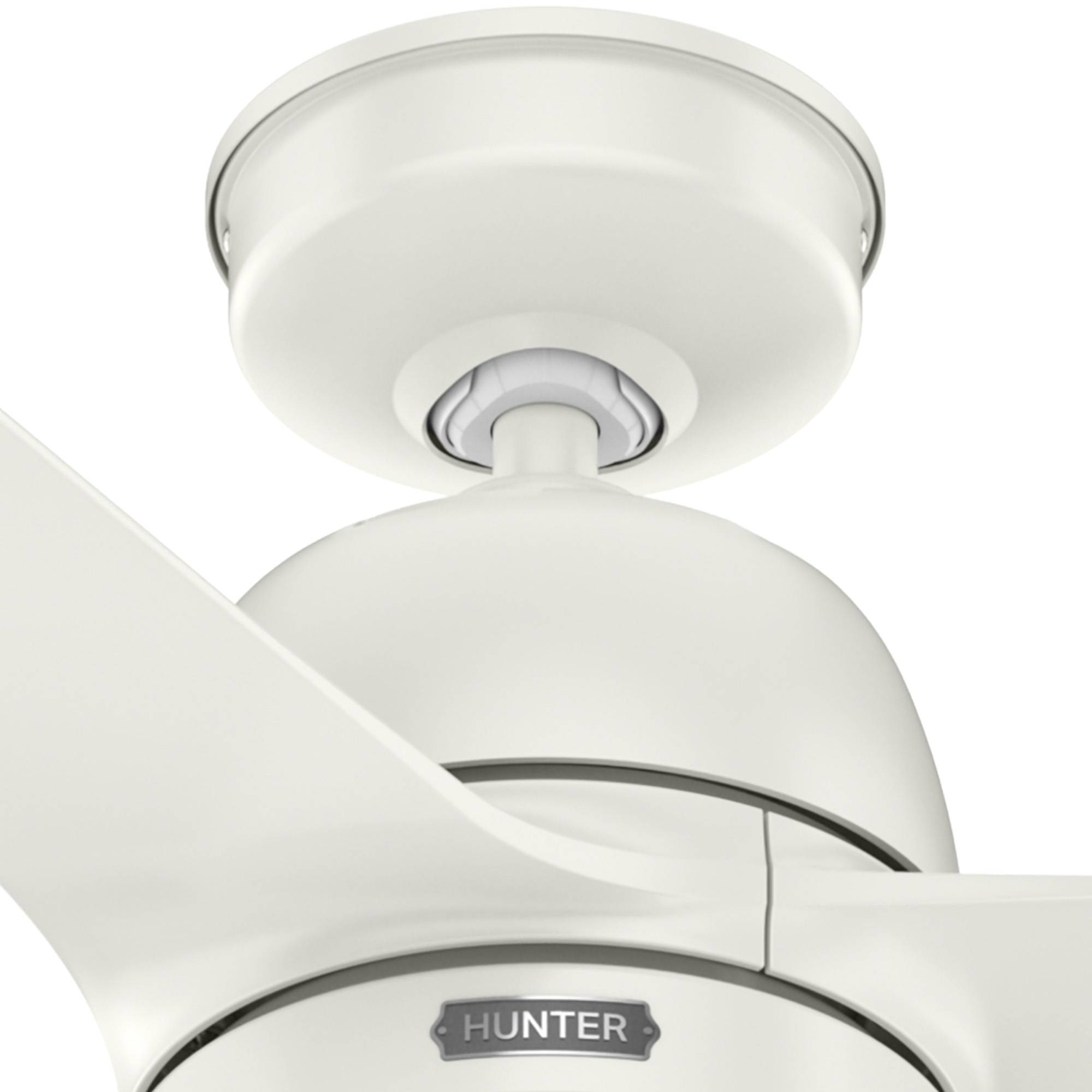 Outdoor Deckenventilator Seawave Weiß mit Licht