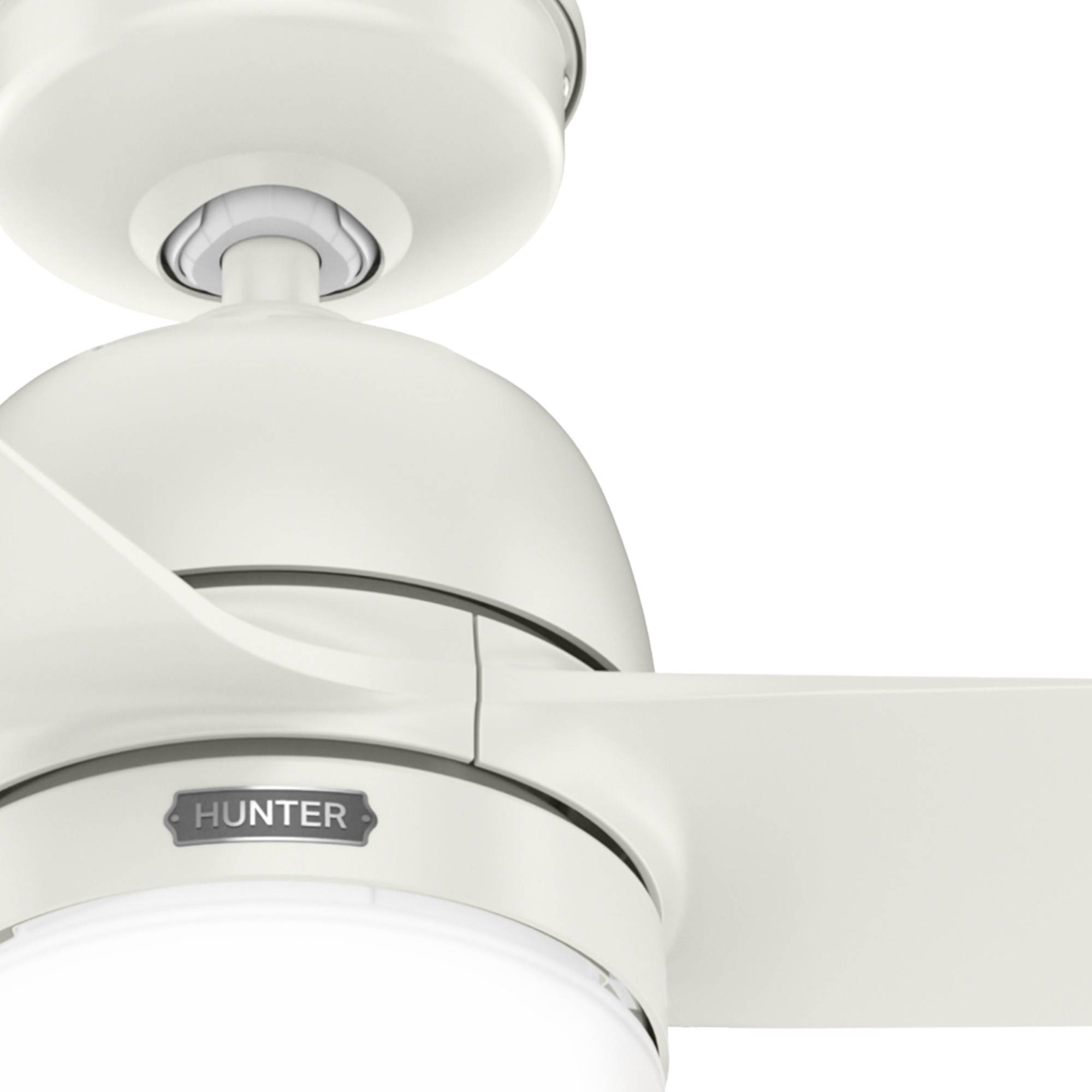 Outdoor Deckenventilator Seawave Weiß mit Licht