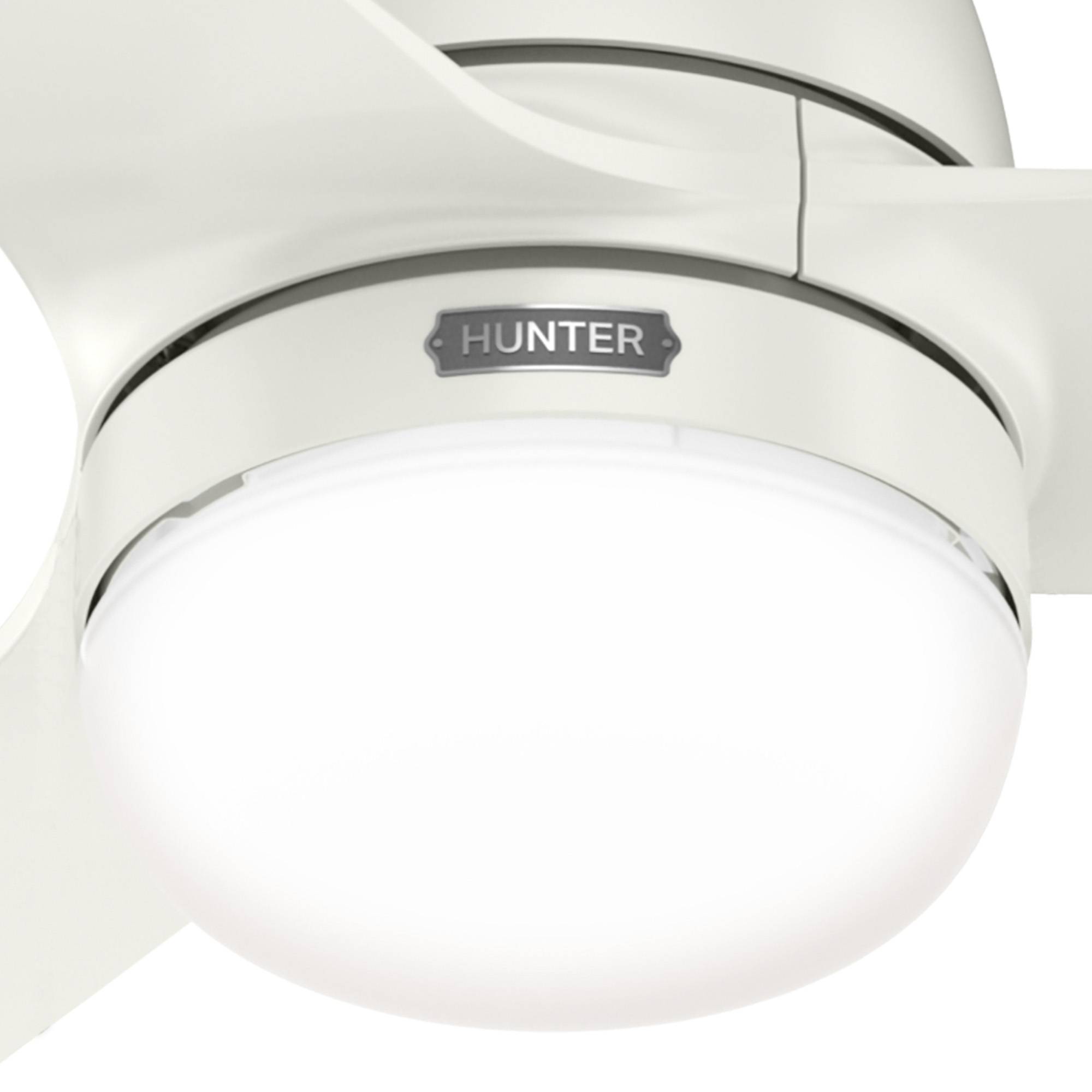 Outdoor Deckenventilator Seawave Weiß mit Licht