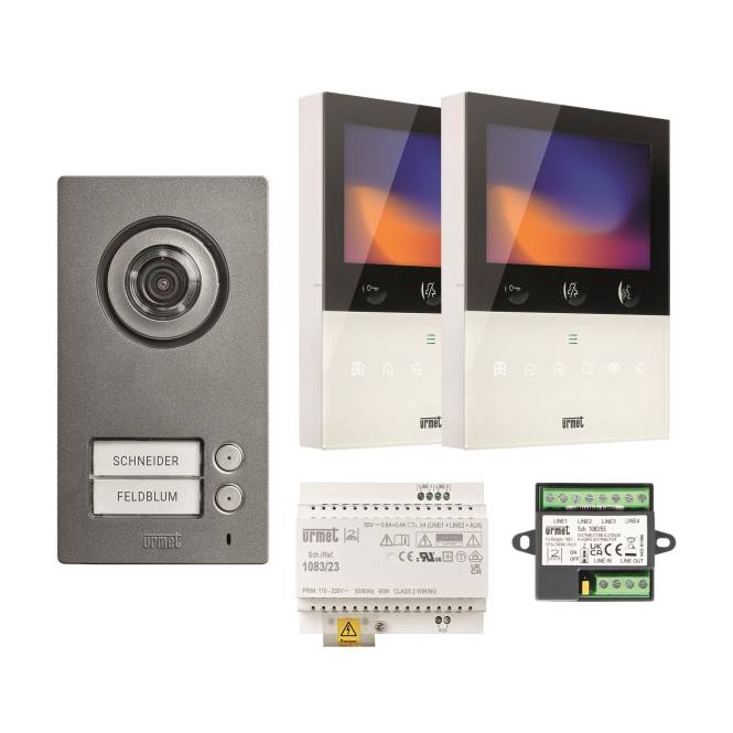 Grothe Set Zweifamilienhaus SET 1784/726 2VOICE Comfort Plus 74712 Install.Baumaterial