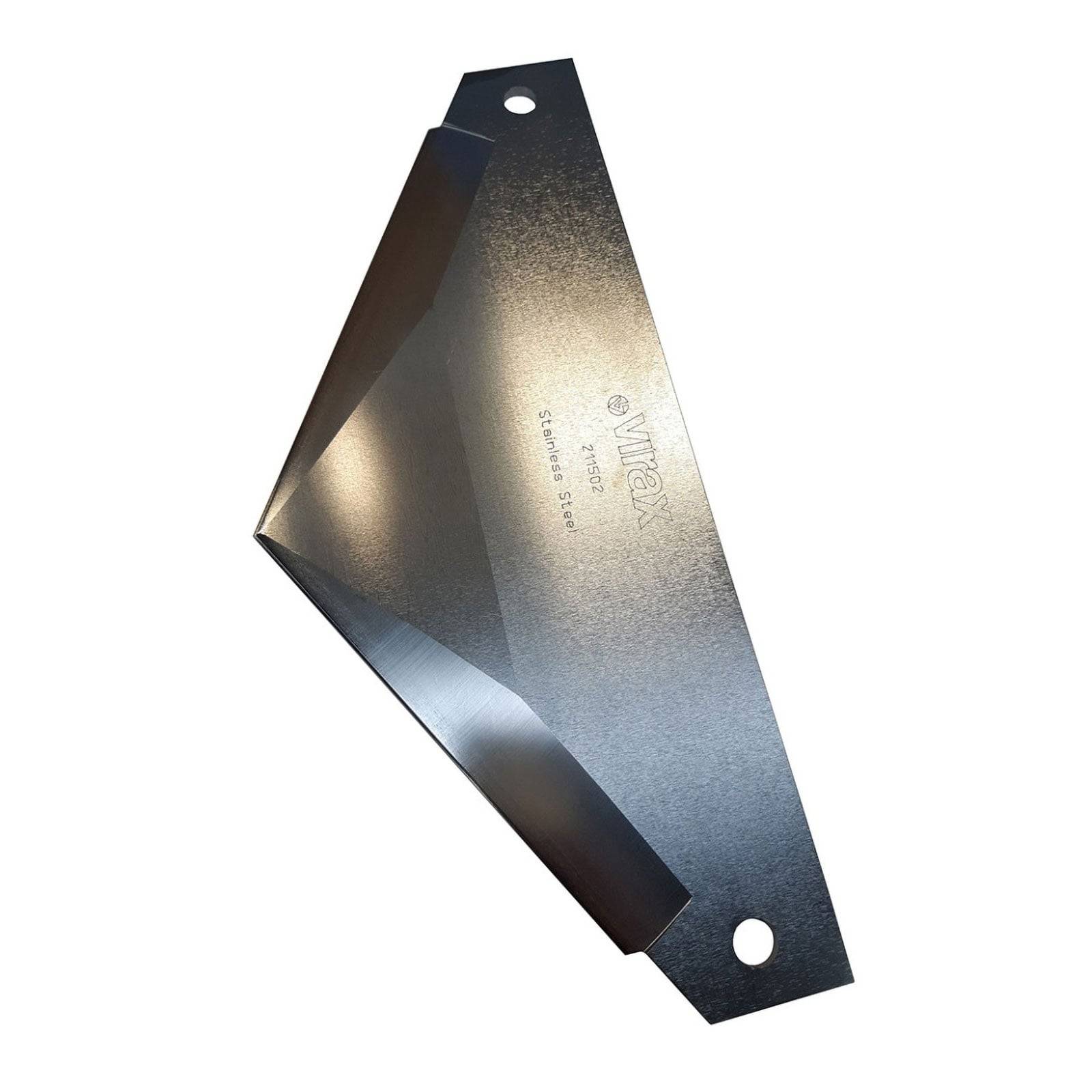 Ein Metalwerkzeug mit dreieckiger Form und Löchern an jedem Ende, auf dessen Oberfläche die Marke 'Virax' und die Modellnummer '516652' eingraviert sind.