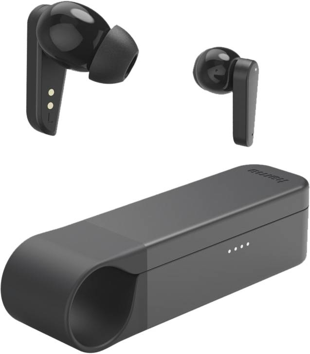 HAMA Kabellose Kopfhörer, Spirit Pocket II, ENC, App, In-Ear, Schwarz