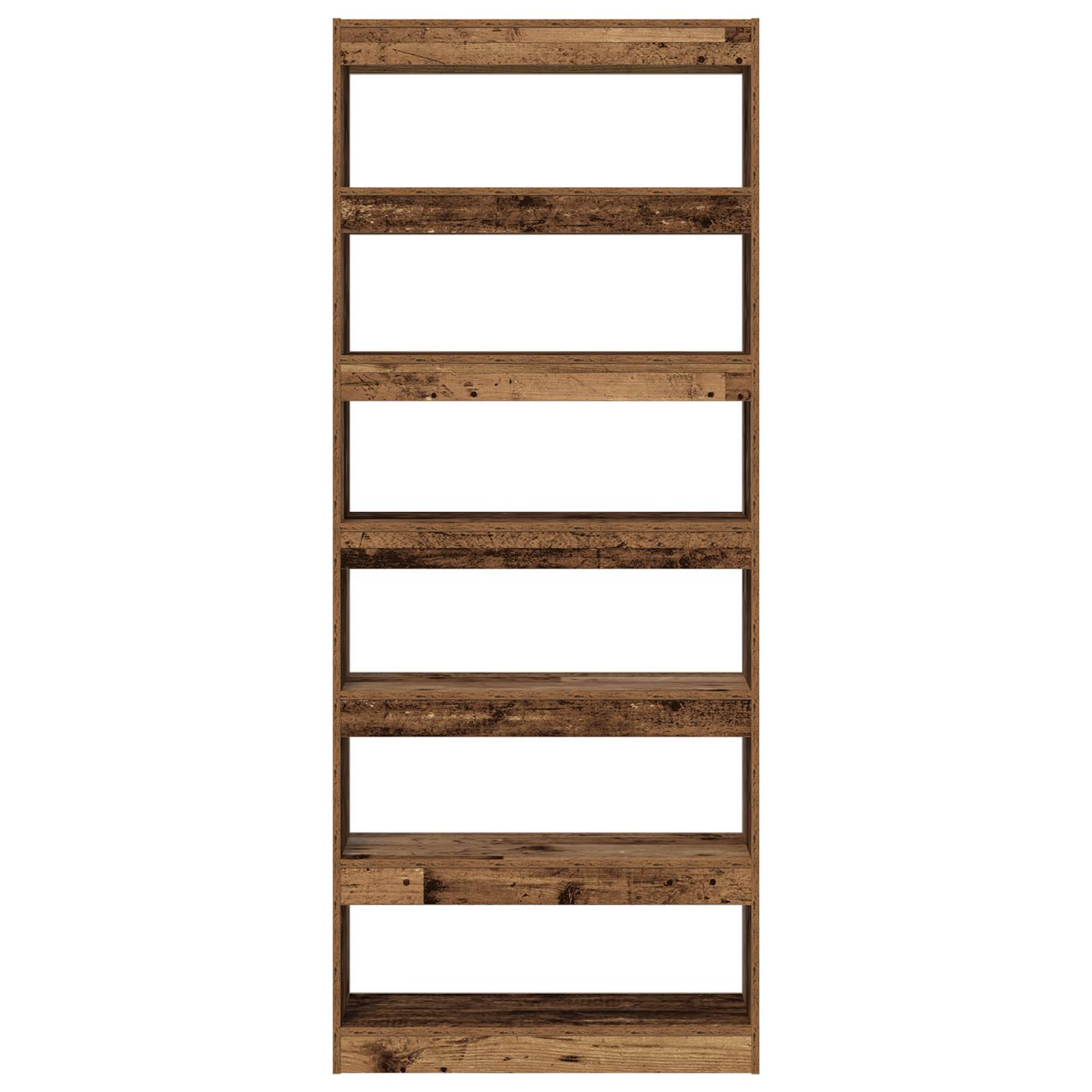 vidaXL Altholz Bücherregal Altholz Holzwerkstoff 80 x 30 x 198 cm