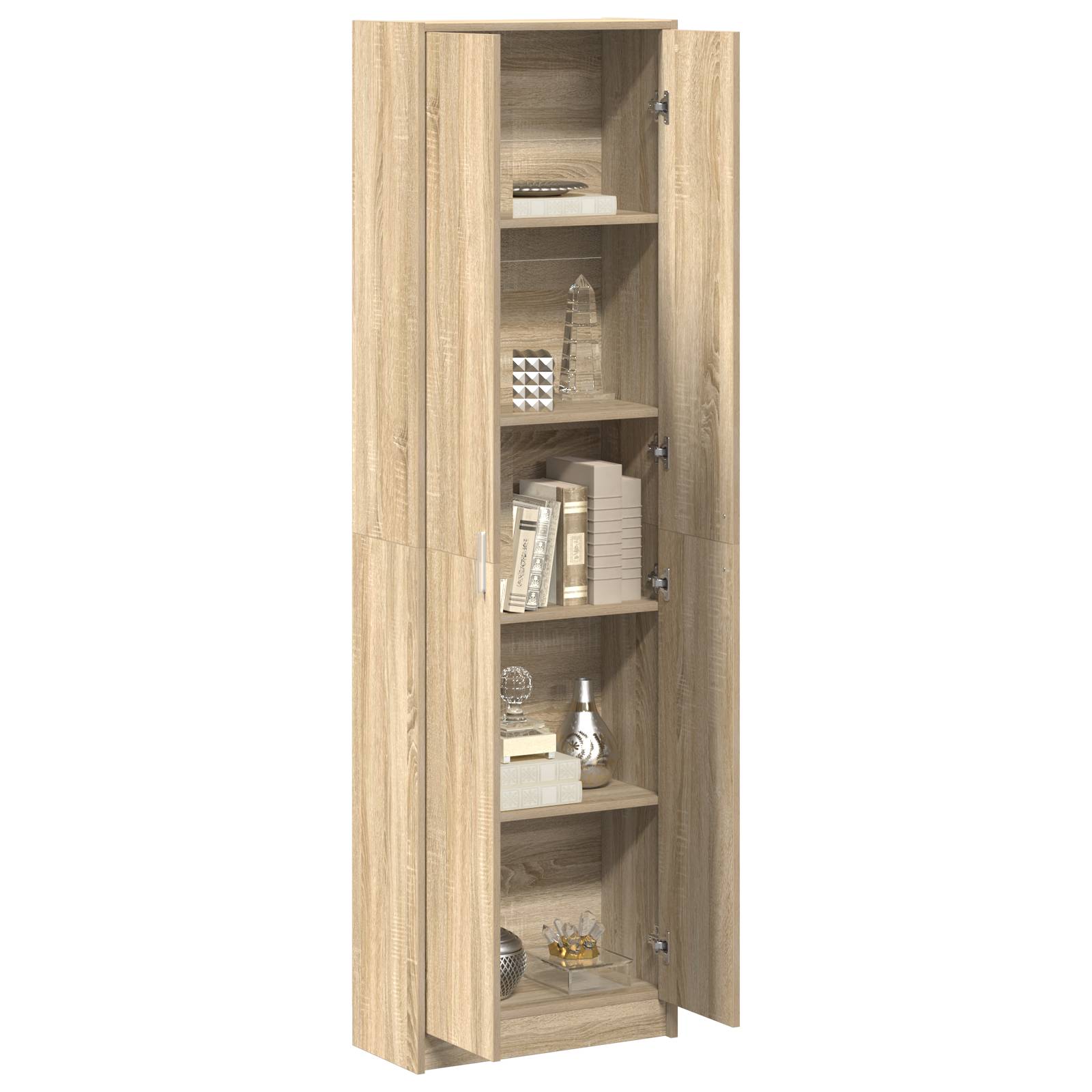 vidaXL Kleiderschrank Sonoma Eiche 55x25x189 cm Ingenieures Holz