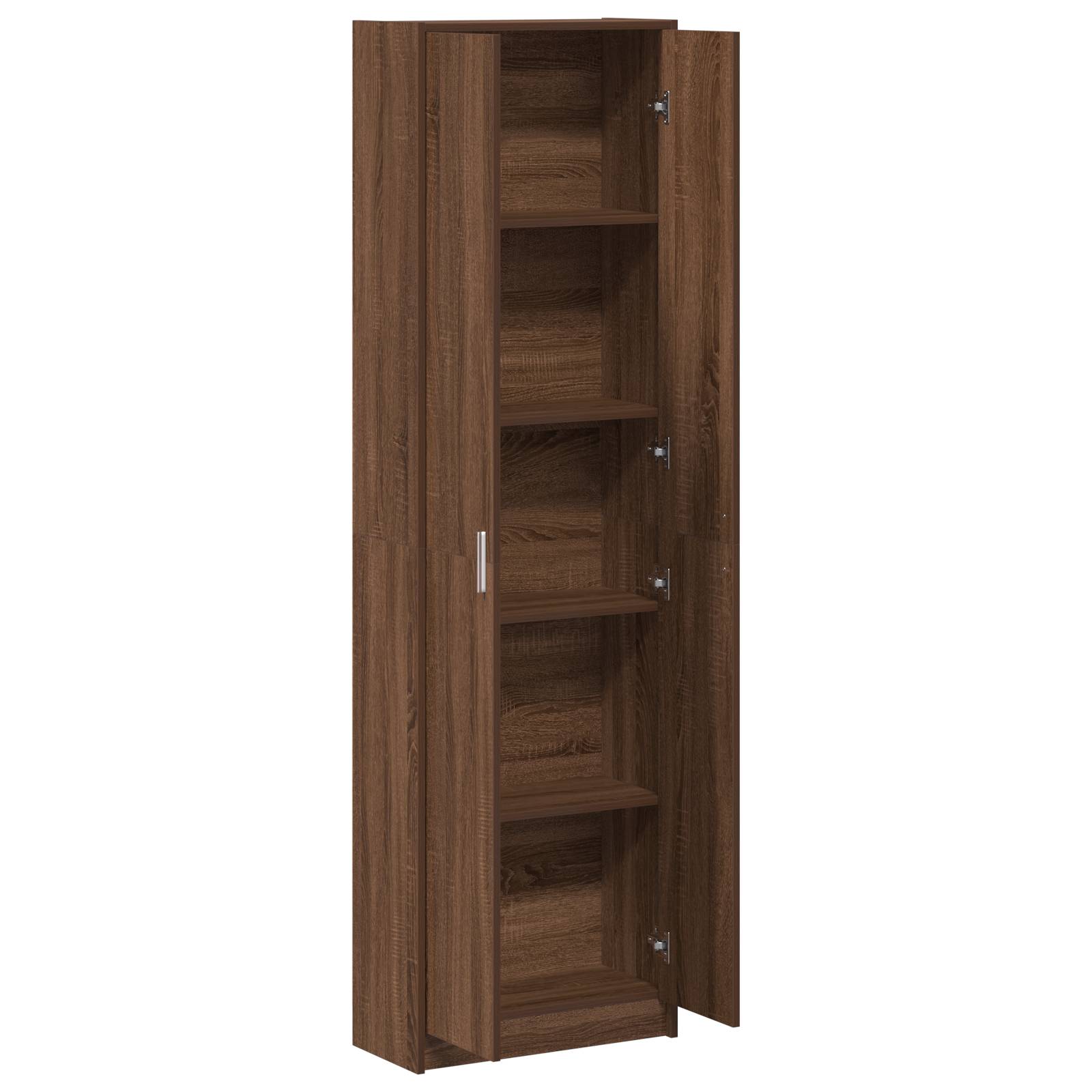 vidaXL Kleiderschrank Braune Eiche 55x25x189 cm MDF