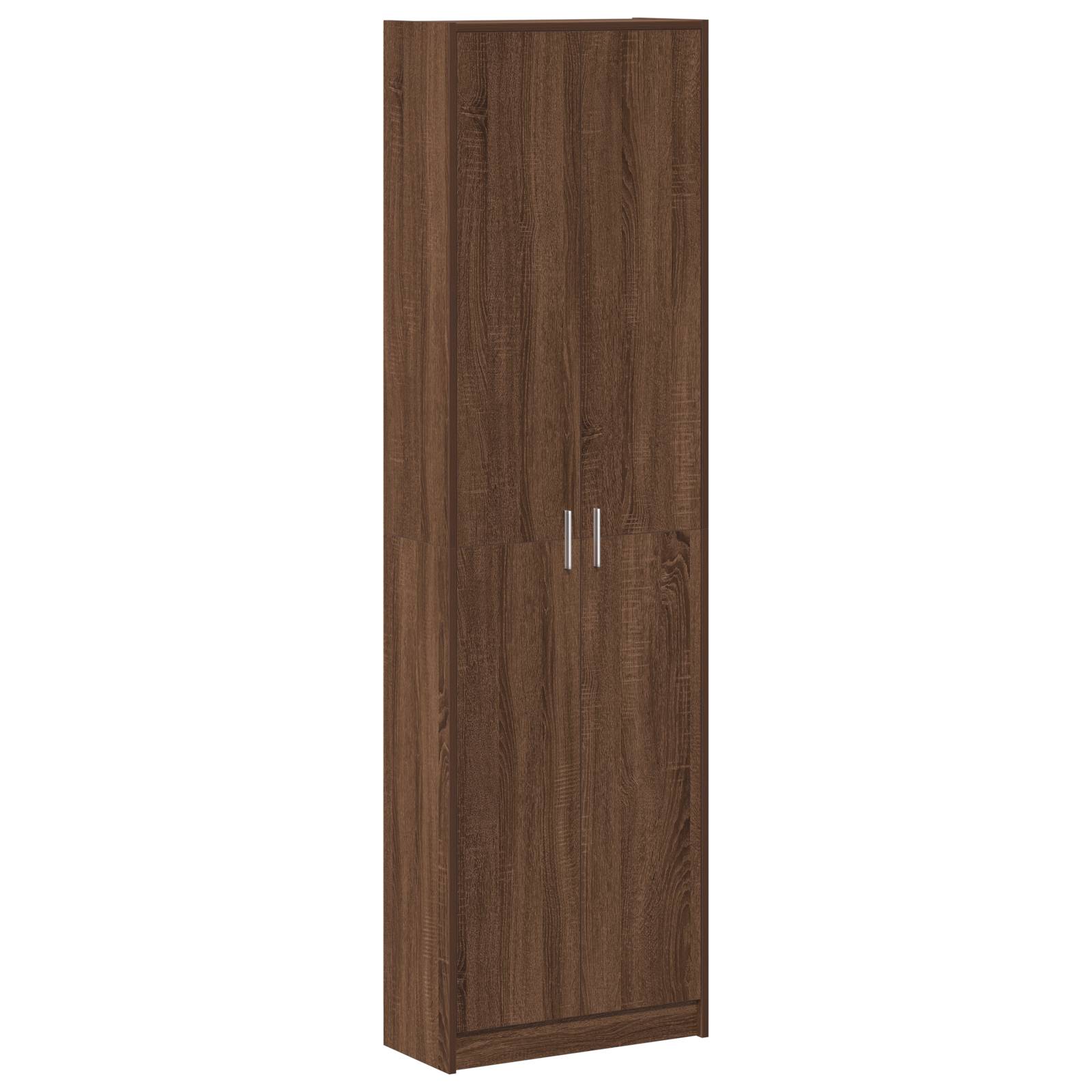 vidaXL Kleiderschrank Braune Eiche 55x25x189 cm MDF