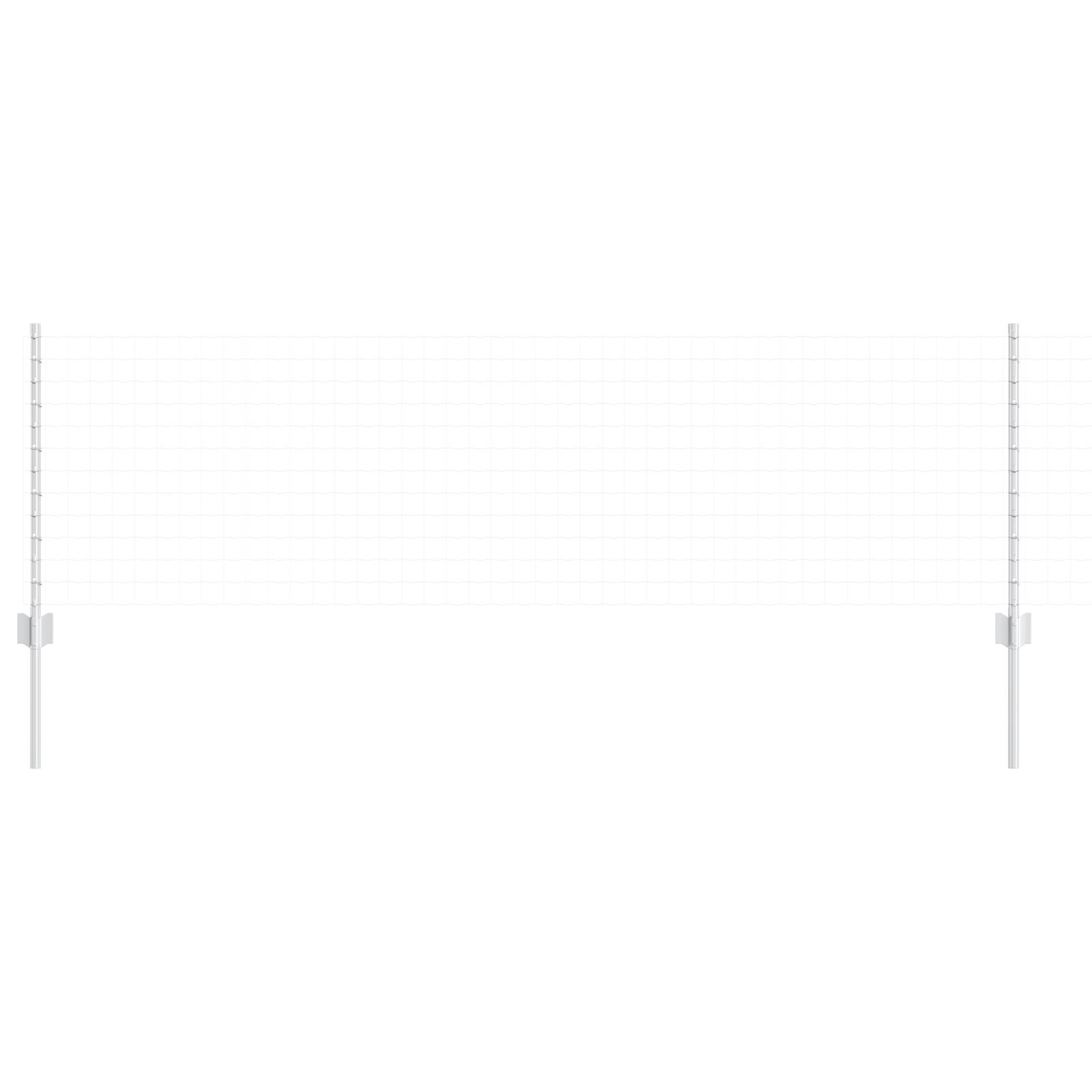 vidaXL Zaunpfosten 5 Stück U-Kanal 60 cm feuerverzinkter Stahl
