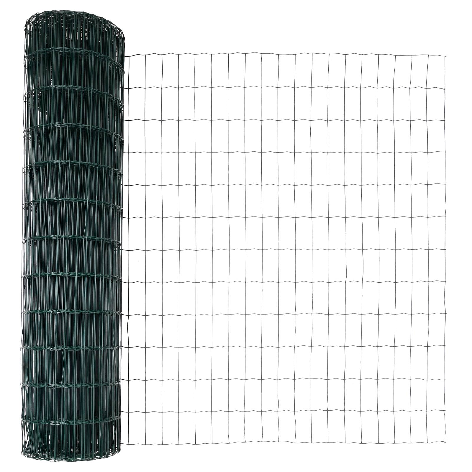 vidaXL Eurozaun Grün 1x10 m Stahl
