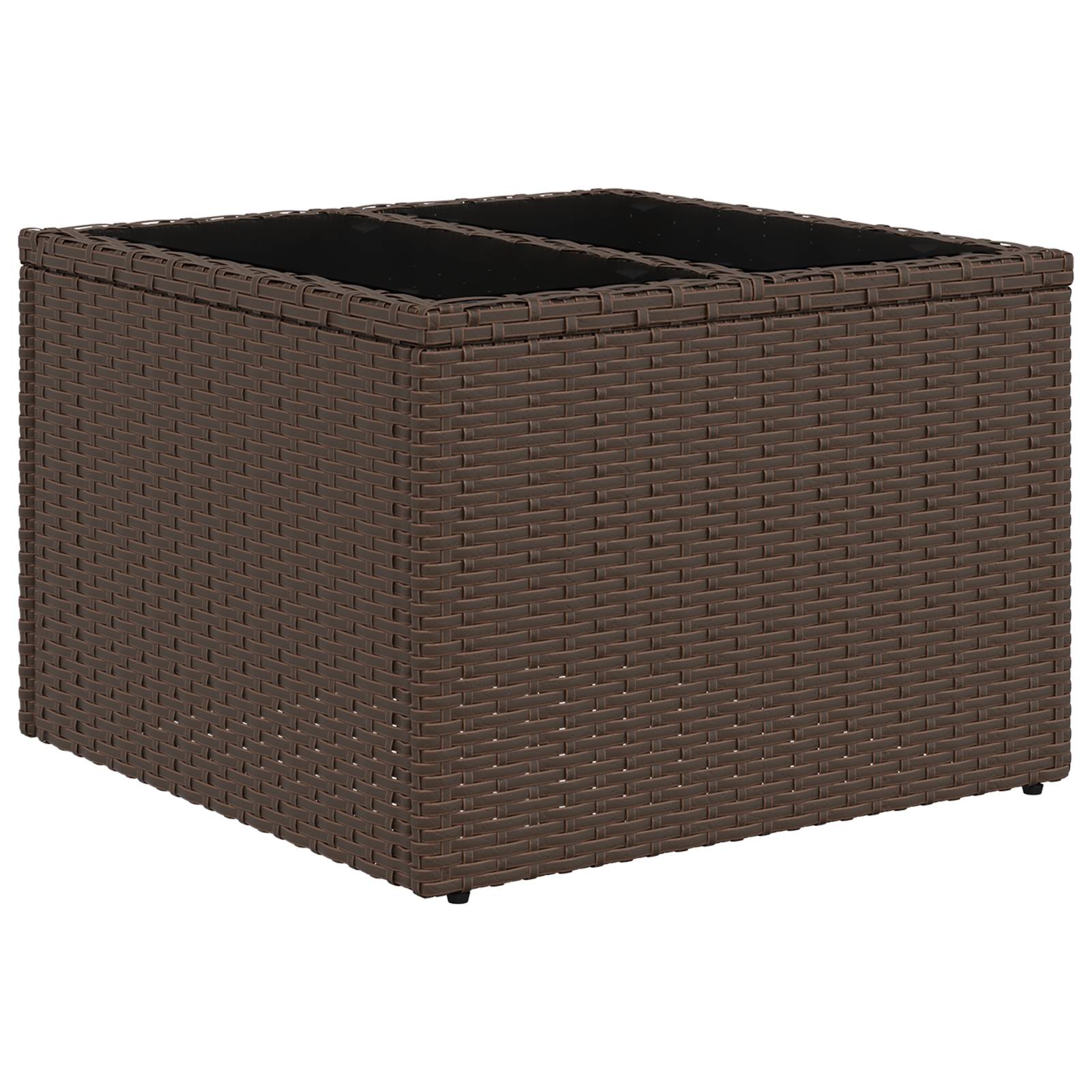 vidaXL 6-teiliges Garten-Sofa-Set mit Kissen in Braun Poly Rattan