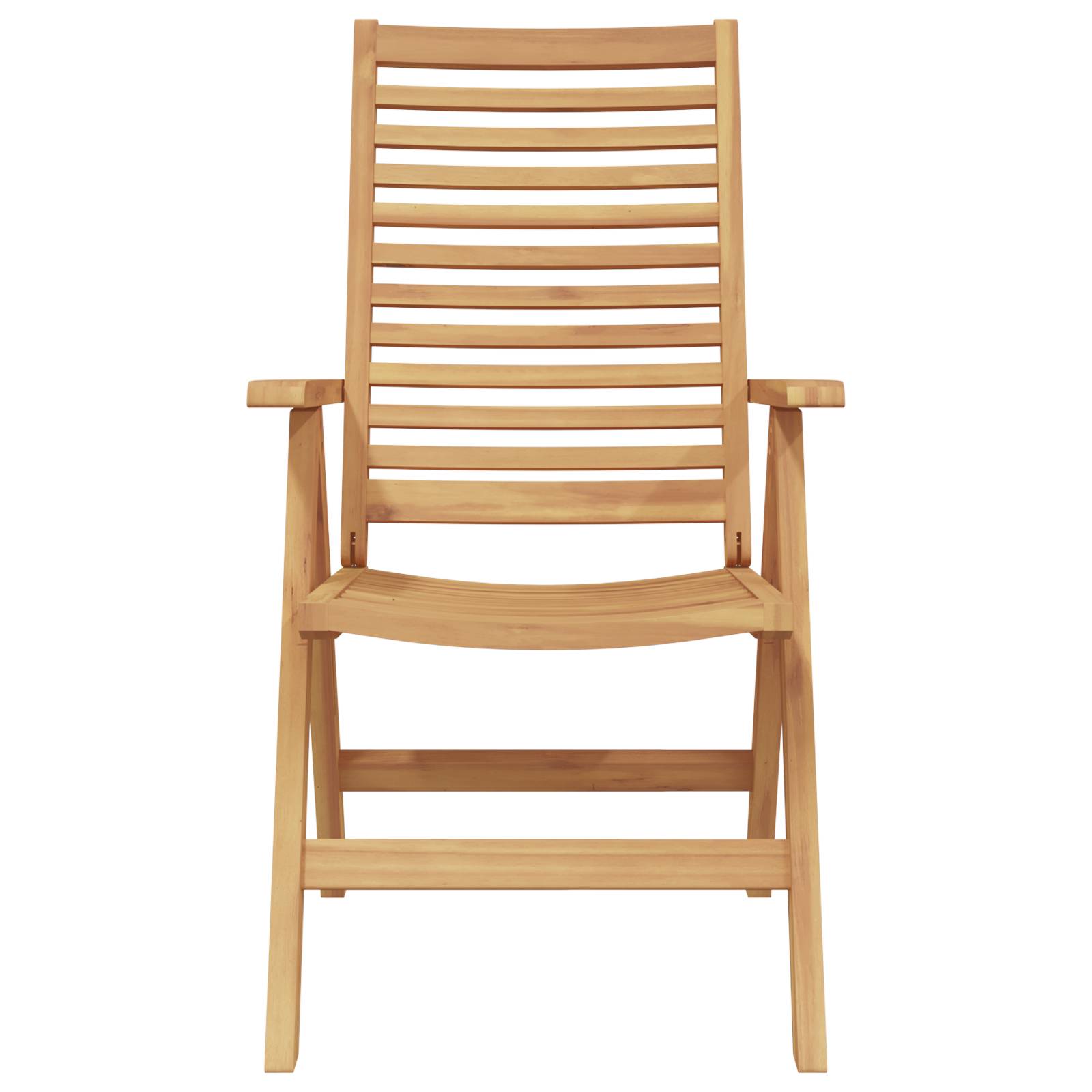 vidaXL Gartenstühle 6 Stk. Klappbar Massivholz Teak