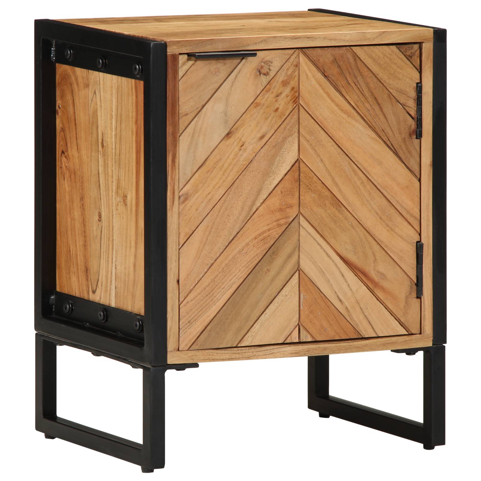 vidaXL Nachttisch 40x30x50 cm Massivholz Akazie