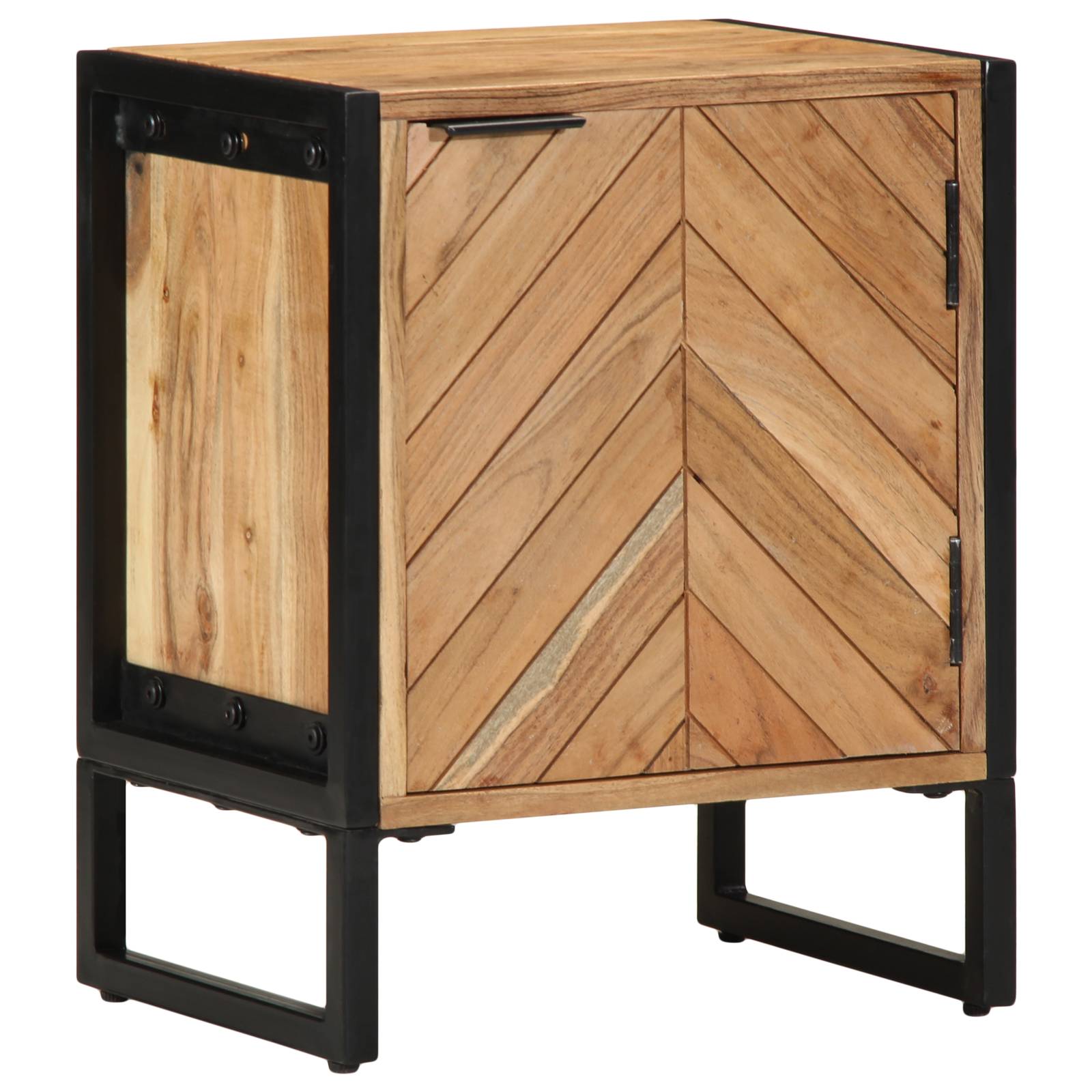 vidaXL Nachttisch 40x30x50 cm Massivholz Akazie
