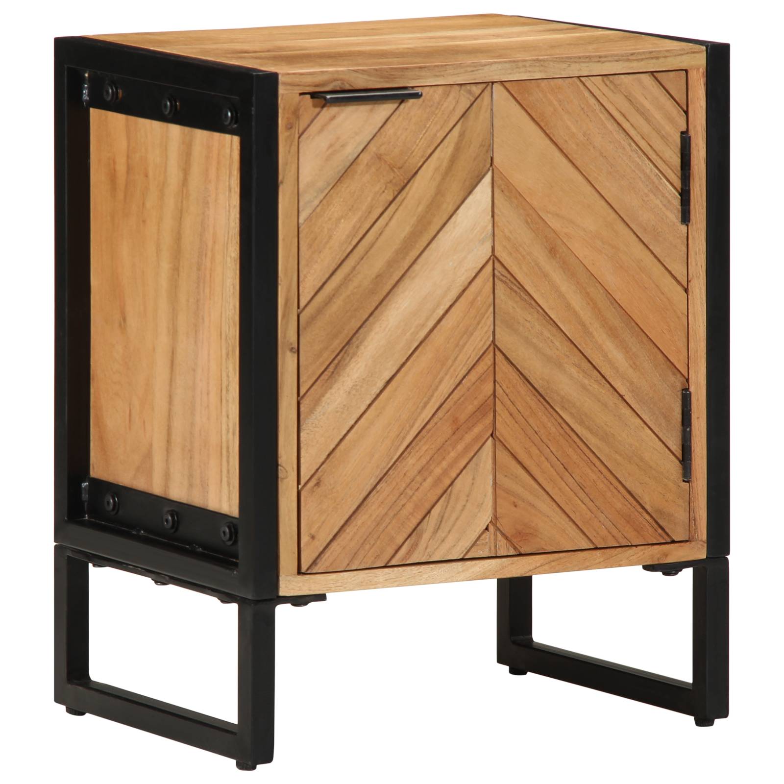 vidaXL Nachttisch 40x30x50 cm Massivholz Akazie