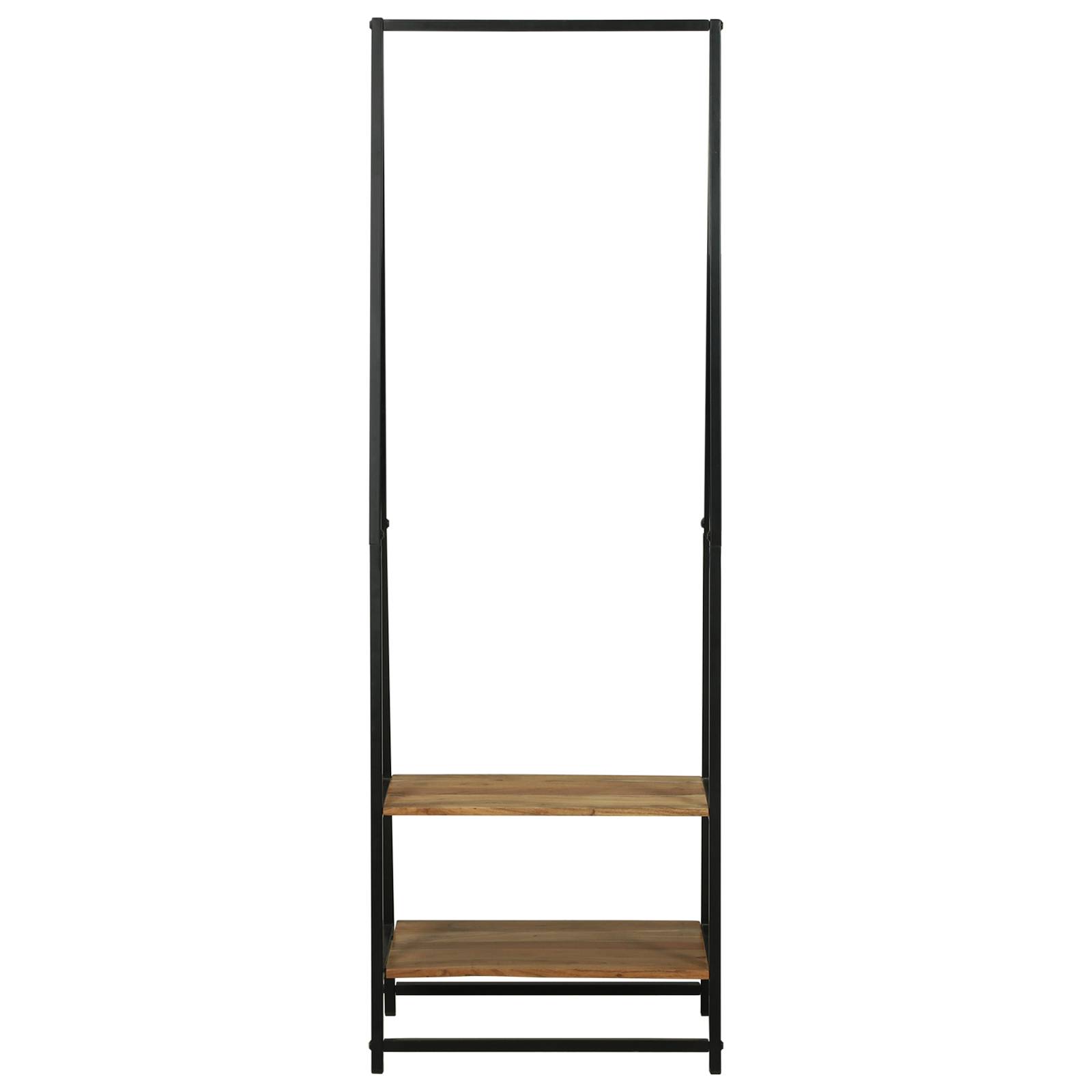 vidaXL Kleiderregal 60x45x180 cm aus solidem Akazienholz